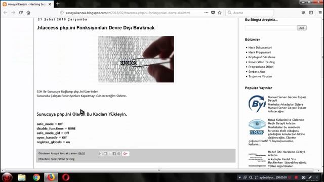 htaccess php.ini Fonksiyonları Devre Dışı Bırakmak смотреть онлайн