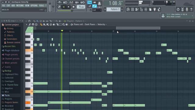 Azərbaycan himni piano | FL Studio ( FLP ) смотреть онлайн