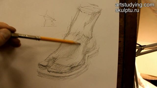 Обучение рисунку. Фигура. 6 серия: стопа смотреть онлайн