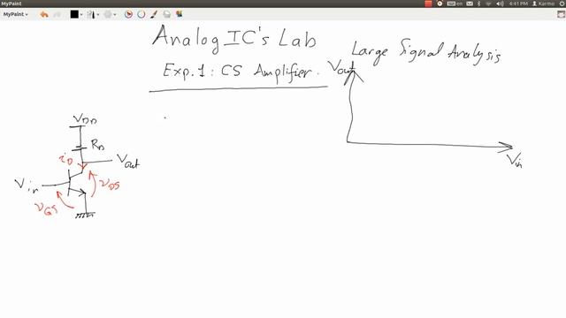 Analog IC Lab - Exp.1: Common Source Ampl. - Part 1 смотреть онлайн