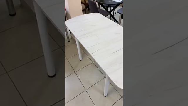 Стол обеденный раздвижной Крафт белый смотреть онлайн