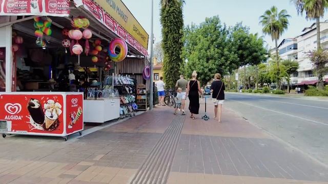 Аланья. Набережная Оба, район Чикчилли, центр Алании, октябрь 2022. Звуки города #турция #аланья смотреть онлайн