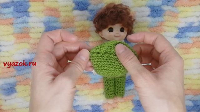 Кепка для куклы или игрушки крючком: как вязать смотреть онлайн