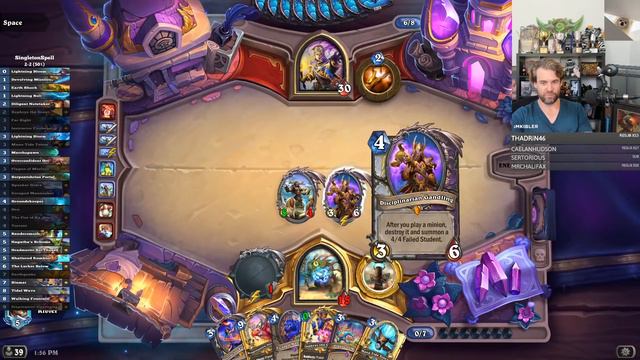 (Hearthstone) Singleton Spell Shaman - Scholomance Academy смотреть онлайн