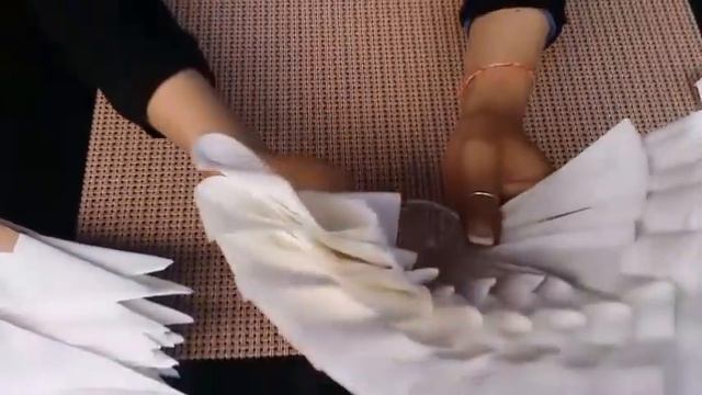 @OrigamiPaper| How To Fold Tissue Paper Napkins - Simple Paper Napkin Folding