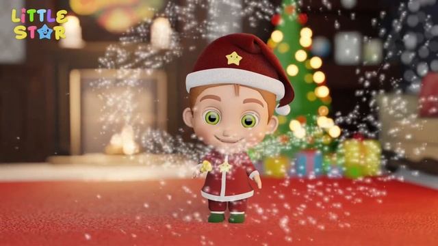 Jingle Bell Dance | Jingle Bell's Dance Party | Little Star Family & Kids Songs смотреть онлайн