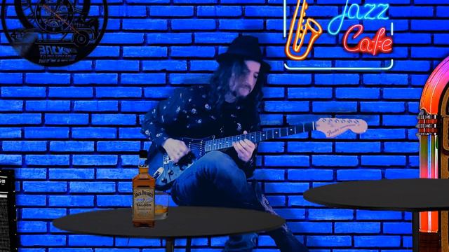 Texas Blues improvisation on Fender Stratocaster. смотреть онлайн