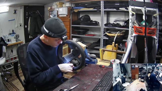 Рули с аттракциона - Автодром Ч-2. Стрим из мастерской по перетяжке рулей смотреть онлайн