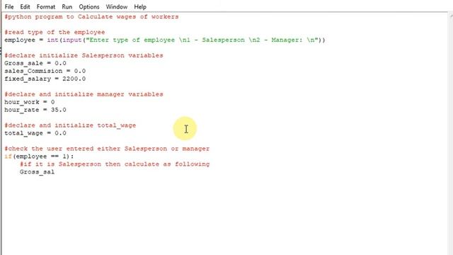 python program to Calculate wages of workers смотреть онлайн