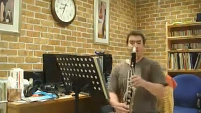 Astor Piazzolla Tango Etude No. 3 Performed on Bass Clarinet смотреть онлайн