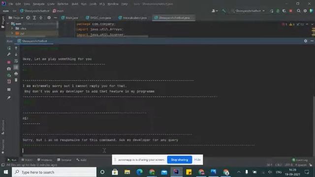 Chatbot using java Unique projectUnique college project IntelliJ Idea project school project colleg смотреть онлайн