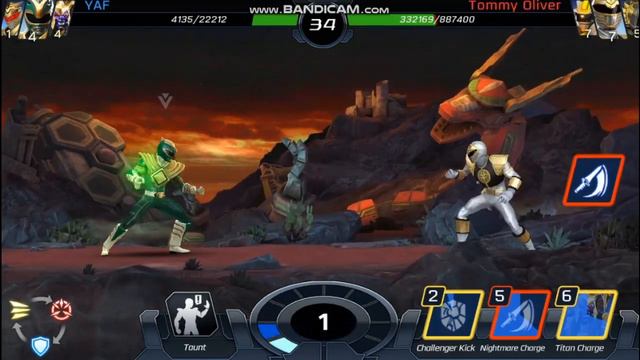 WHITE TIGER RANGERS MIGHTY MORPHIN POWER RANGERS RAID BATTLE | POWER RANGERS LEGACY WARS GAME смотреть онлайн