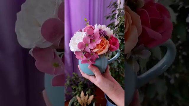 Мыльные букет/Отзыв/Сборка разных букетов/Идеи для подарков смотреть онлайн