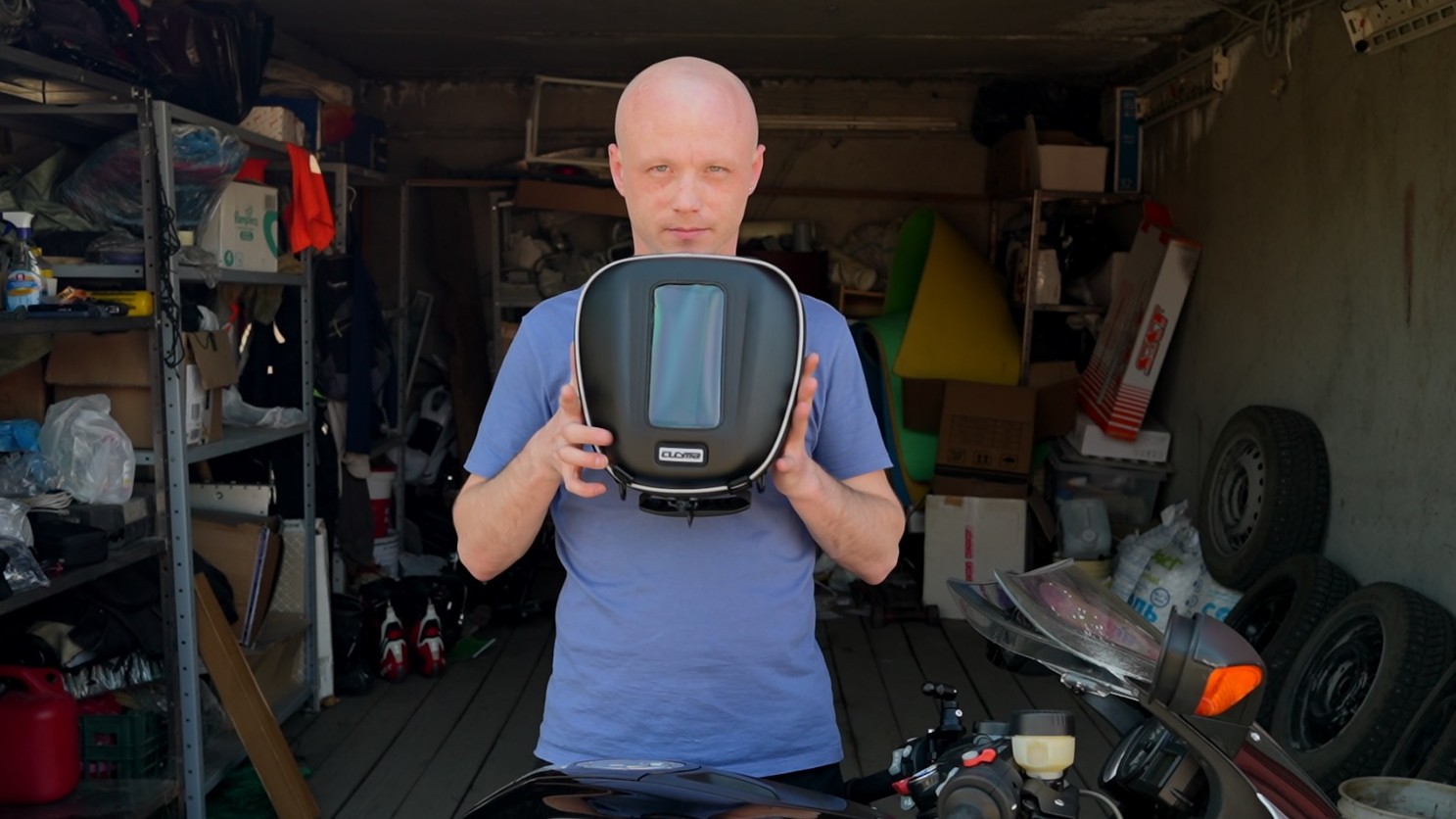 Китайцы смогли? | Сумка на бак мотоцикла смотреть онлайн