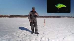 Ловля на раттлины зимой в отвес