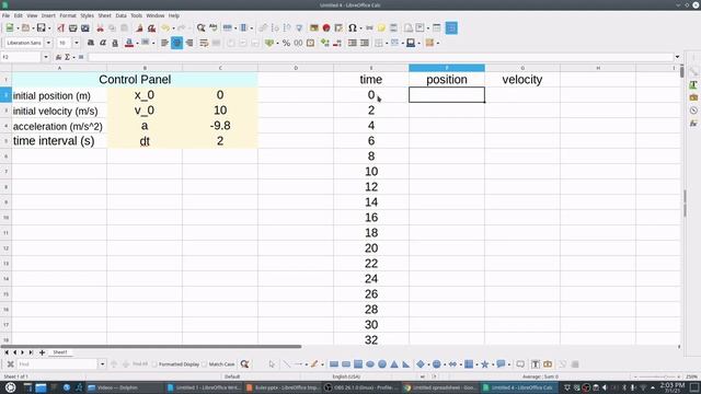 Basic Iterative Calculations and Building a Kinematic Problem Solver - Excel/LibreOffice смотреть онлайн