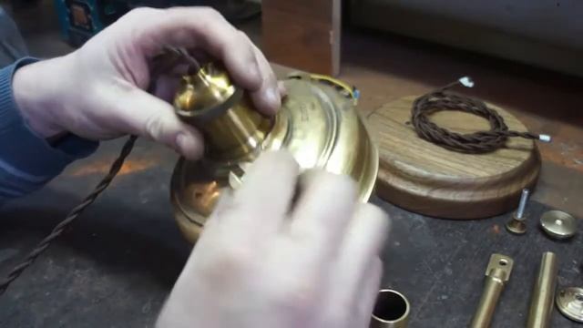 Винтажная лампа из старой керосинки - old lamp vintag industrial смотреть онлайн