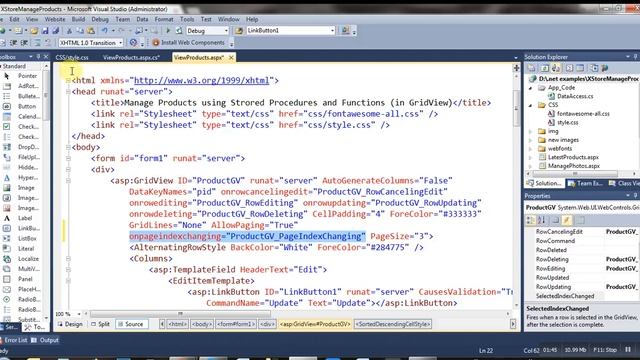ASP.Net (13) - GridView Paging using PageIndexChanging Event смотреть онлайн