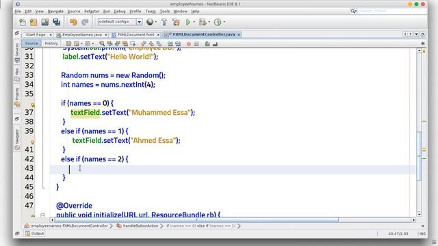 22 JAVA FX design UI actions & events FXML смотреть онлайн