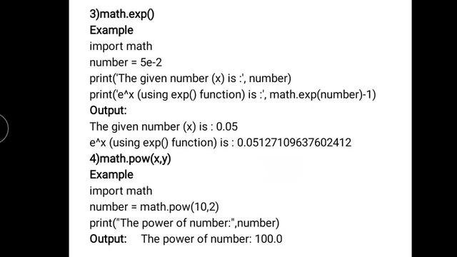 B. Sc3 semester 6Python part 2-python math module смотреть онлайн