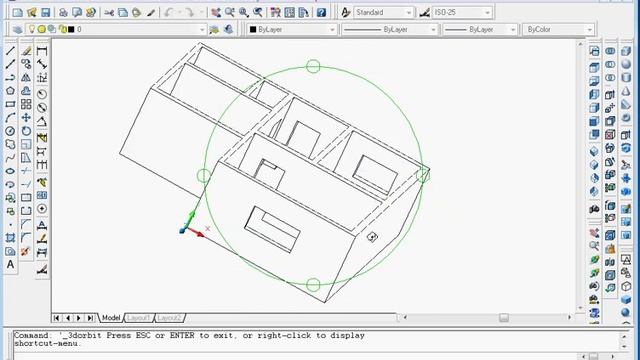 Proiect 3D in AutoCAD: casa / AutoCAD 3D Design: Home смотреть онлайн