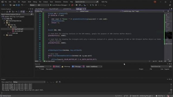 Your Own Shadertoy in C++ [ENG Subs] | OpenGL & Shaders