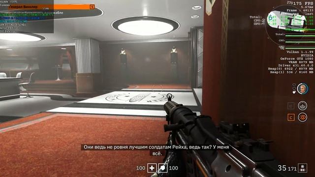 Wolfenstein Youngblood - Max Settings [GTX 1080/i7-9700KF@5GHz/16GB DDR4@3900] смотреть онлайн