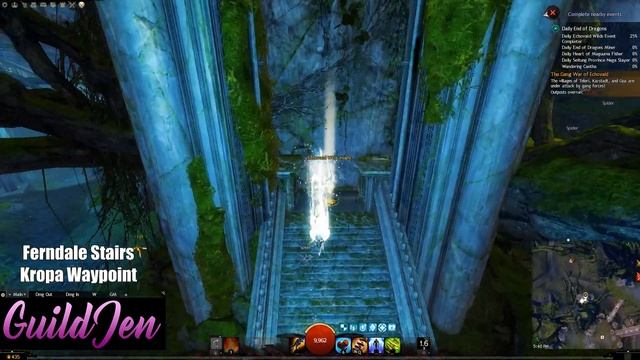 GW2 - The Echovald Wilds Mastery Insights Guide - Cantha - Guild Wars 2 End of Dragons смотреть онлайн