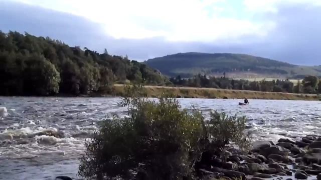River Spey - solo boat at the Washing machine смотреть онлайн