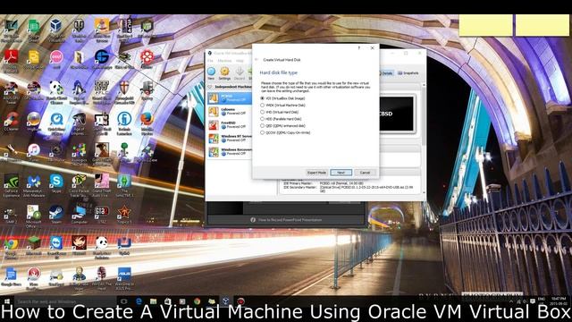 How to Create a Virtual Machine (Oracle Virtualbox) смотреть онлайн