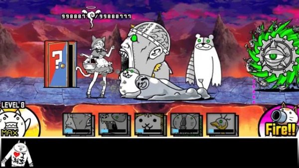 The Battle Cats - All Corrupted Cats VS Metal Bosses!