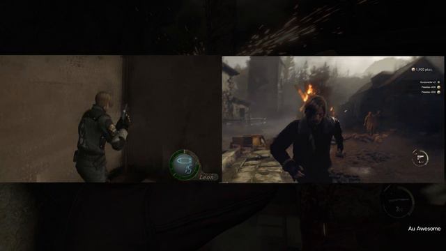 เปรียบเทียบ RESIDENT EVIL 4 ภาคต้นฉบับกับรีเมค Original Vs Remake Gameplay [ Chainsaw Demo ] смотреть онлайн
