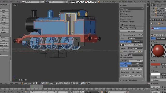 Blender Trainz Modeling: Brighton Light 3D Thomas V2. смотреть онлайн