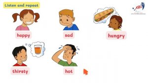 Family and Friends Starters (2nd) | Unit 5 - He's happy! | Words