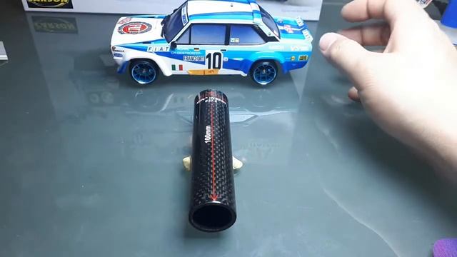 1/28rc Drift Art 2 chassis part4: 1/24 Fiat body, cheap weight balance, and I can drift now. смотреть онлайн