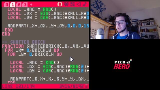 Breakout #39 - Flashing Bricks - Pico-8 Hero смотреть онлайн