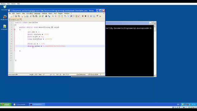 Java Tutorial Episode 3 : Variables and their use смотреть онлайн