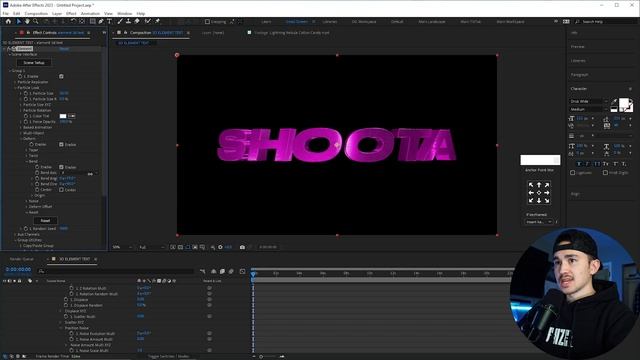 The SECRET to INSANE Element 3D Text [TUTORIAL] смотреть онлайн