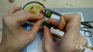 Как сделать Розу четыре сезона (Les Quatre saisons) часть2 от Ольги Мурзилкиной