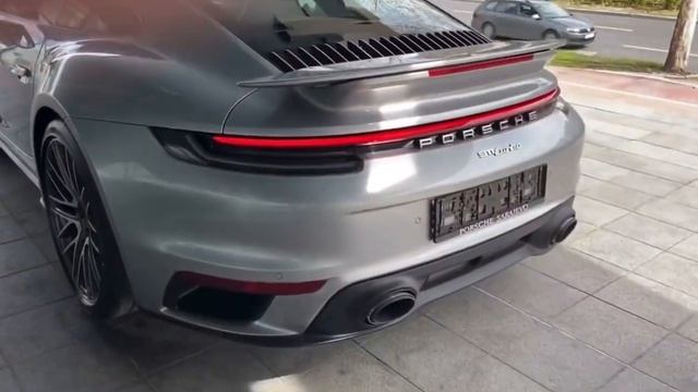 NEW Porsche Carrera 911 Turbo 2021 Brand New Silver Walkaround смотреть онлайн