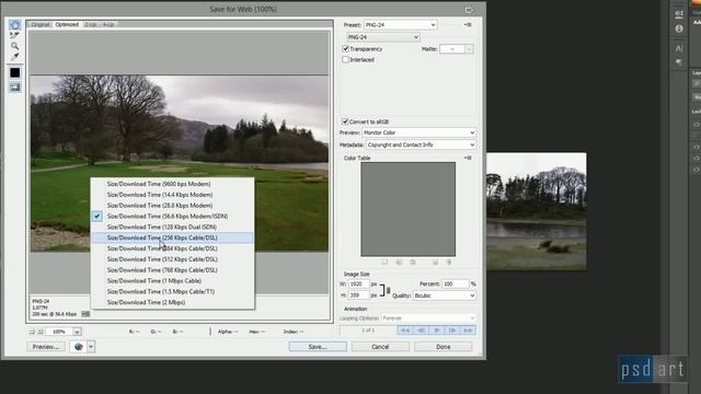 44. Save for Web στο Photoshop CS6 смотреть онлайн