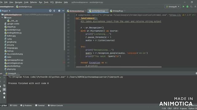 Python voice assistant which executes/listens when a button pressed. смотреть онлайн