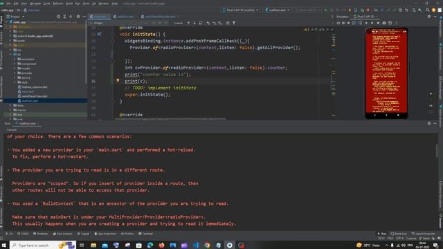 Error: Could not find the correct Provider above this Widget SOLVED in Flutter смотреть онлайн