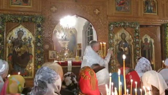 Храм свт. Иоанна Златоуста. Пасха. Всенощная - 16.04.2017г. (2) смотреть онлайн