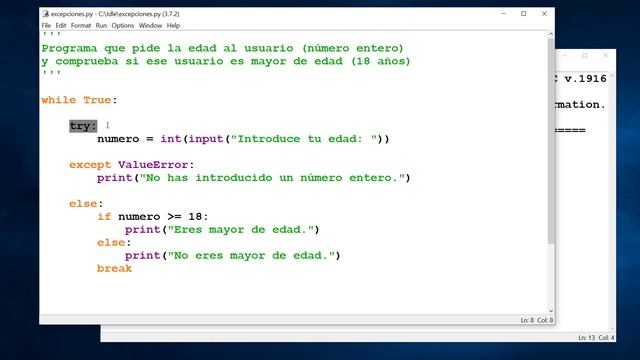 Python - Nivel 22 - Reto 3 - Mientras haya excepciones смотреть онлайн