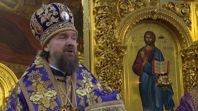 Митрополит Григорий совершил Литургию и чин Торжества Православия смотреть онлайн