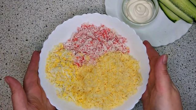 Праздничная закуска "Роллы с огурцом и крабовыми палочками" Легко, быстро, вкусно! смотреть онлайн