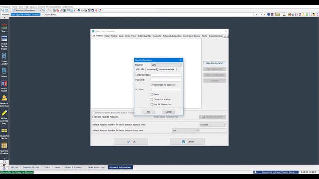 Quick Screen Trading (QST) - How to Login and Connect to a Live Futures Account смотреть онлайн