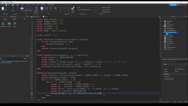 Procedural Terrain Generation - Roblox Scripting