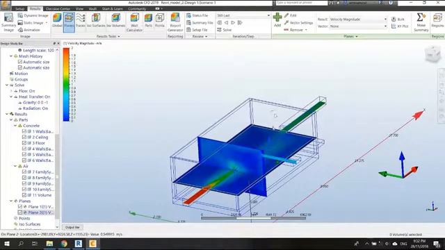 Part V Showing the result of Autodesk CFD 2019 Simulation смотреть онлайн
